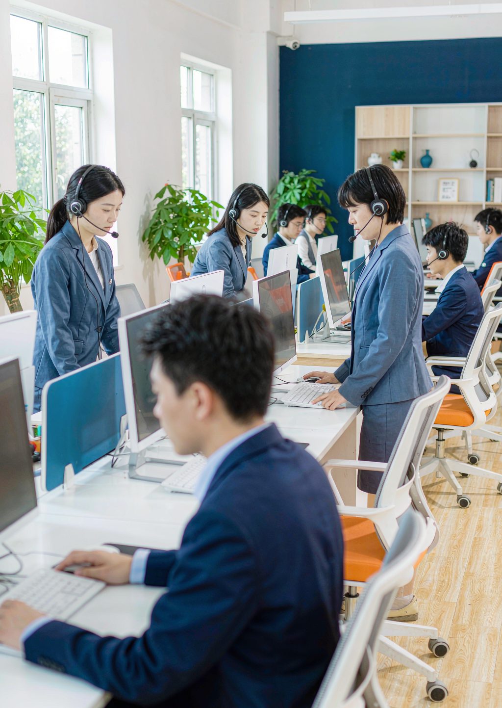 Foshan operations office team at work
